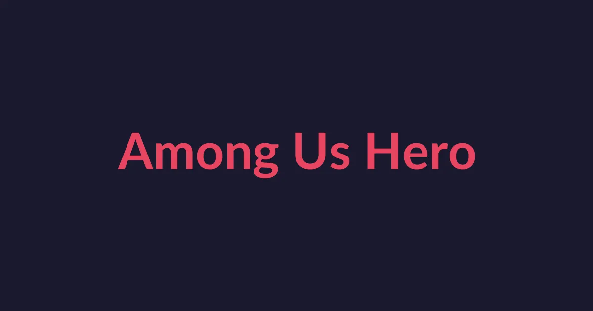 Among Us APK Hero Görseli